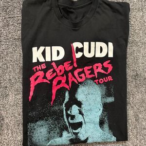 Kid Cudi Rebel Ragers Tour hip hop rap music merch tee size large